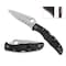Spyderco 2023 Spyderco Reveal 8 Endura 4 Wildland Firefighter Foundation, Lightweight Blk, Flat Ground Combo SPY-C10FPSBKRD - alternate 1